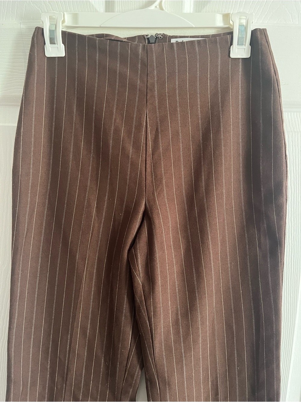 SET Reformation Brown Striped Cohen Vest Top and Straight Leg Pants size 0 - Picture 9 of 14